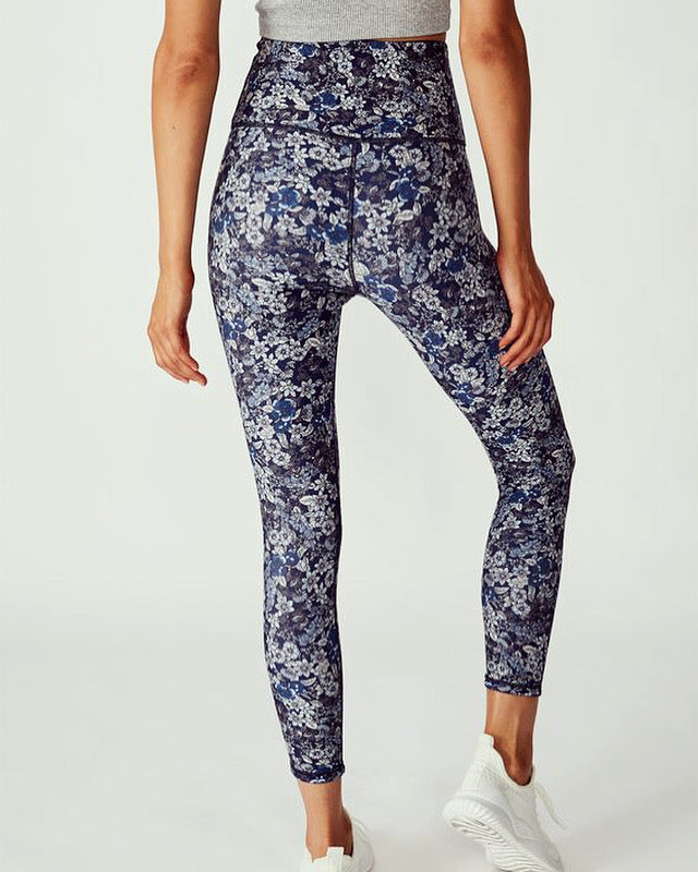 Reversible Navy Floral Tight